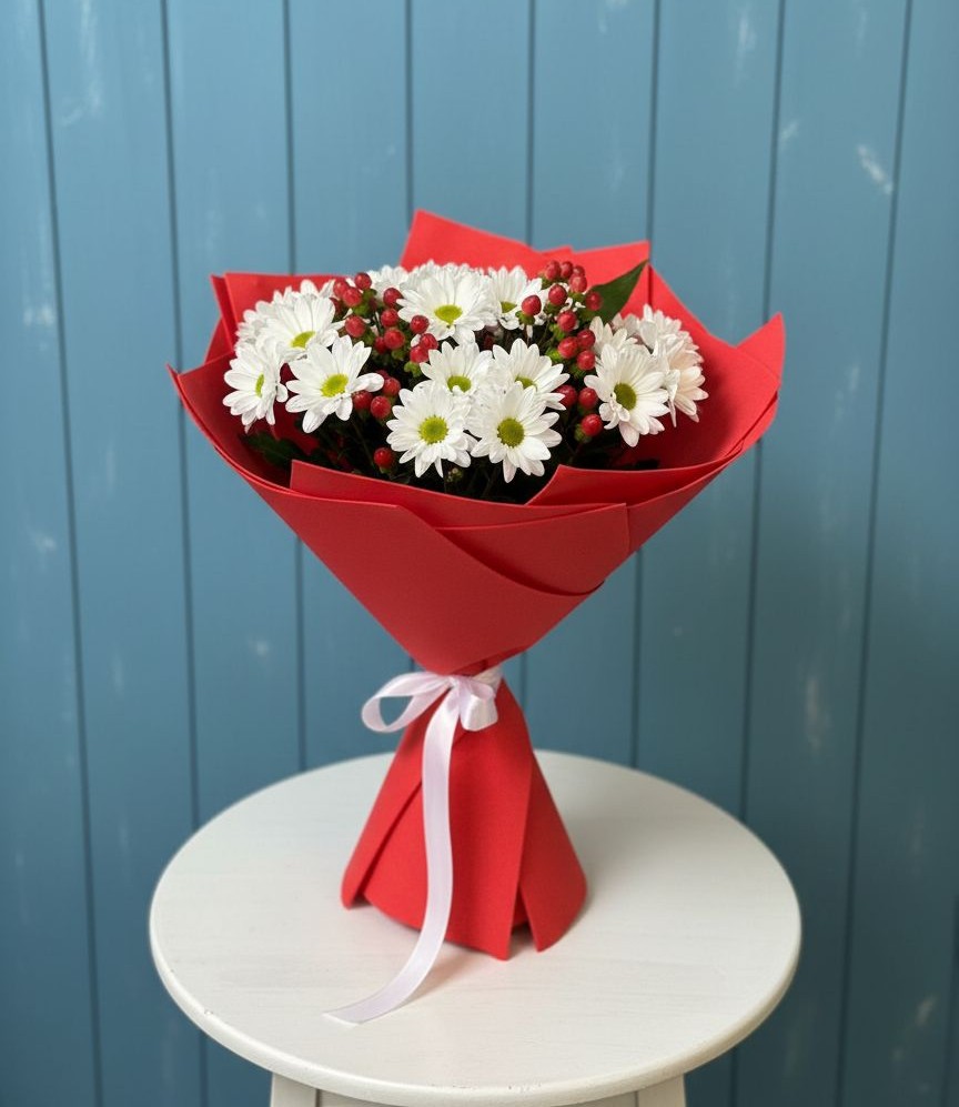 Букет цветов из: Хризантемы в Стремилово