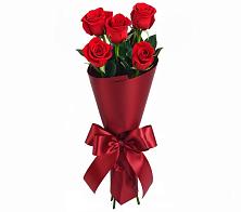 Букет 5 Красных роз Эдлесс Лав в Стремилово
