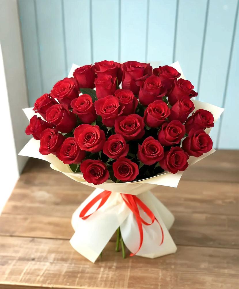 Букет 29 Красных роз в Стремилово
