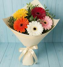 Букет цветов из:  Герберы #REPLACE_PRED# Стремилово