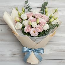 Букет цветов из:  Лизиантусы в Стремилово