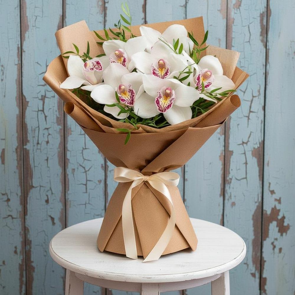 Букет цветов из: Орхидеи и Розы в Стремилово