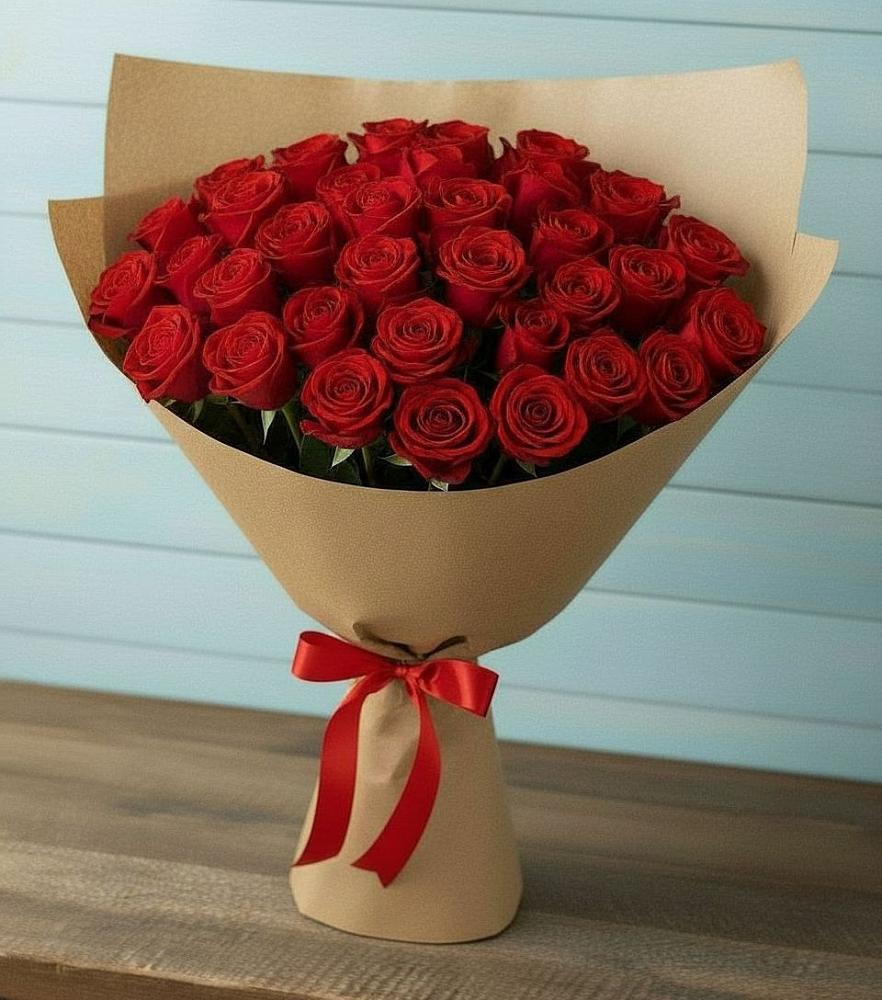 Букет Красные розы Милано в Стремилово
