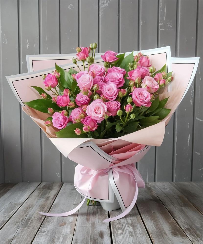 Букет Розовый кустик в Стремилово