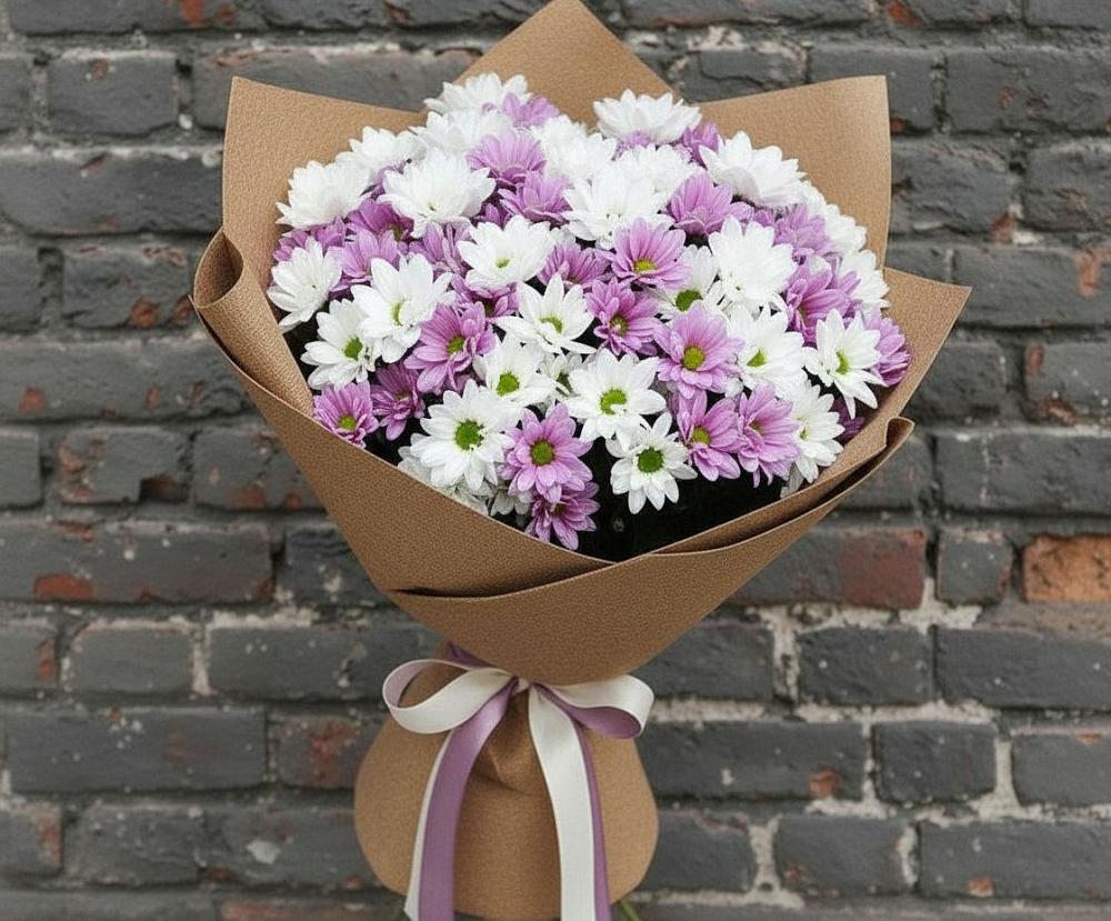 Букет цветов из: Хризантемы в Стремилово