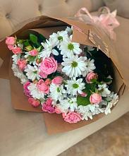 Букет цветов из:  Розы и Хризантемы #REPLACE_PRED# Стремилово