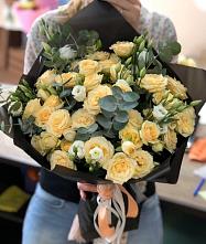 Букет цветов из:  Розы и Лизиантусы #REPLACE_PRED# Стремилово