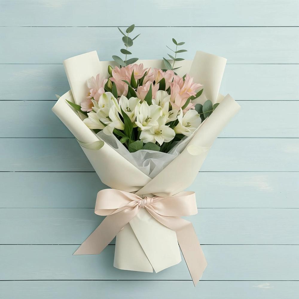 Букет цветов из: Альстромерии в Стремилово